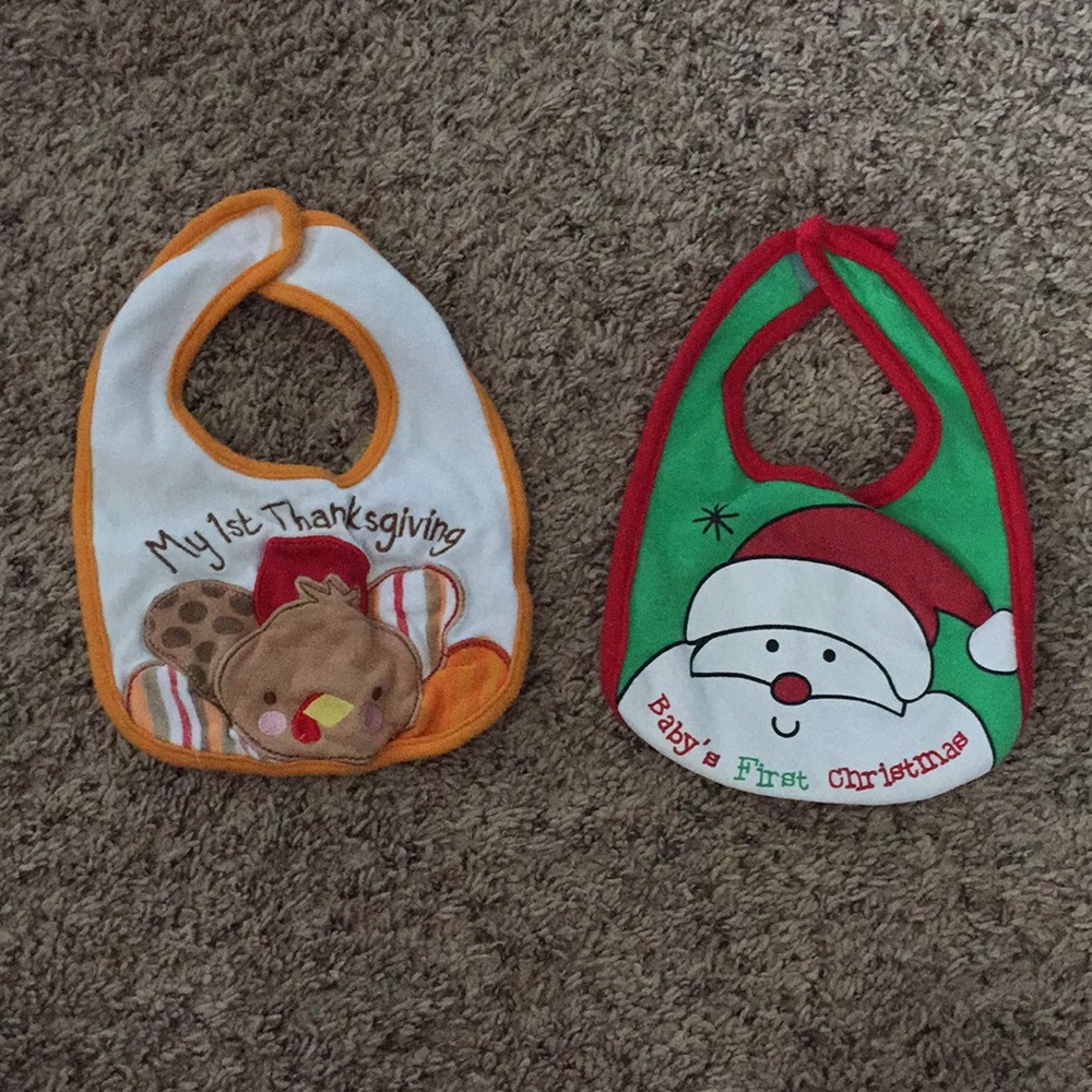Baby Holiday Bibs